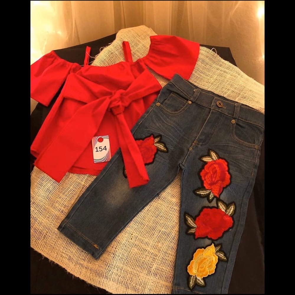 Toddler spring girls outfit